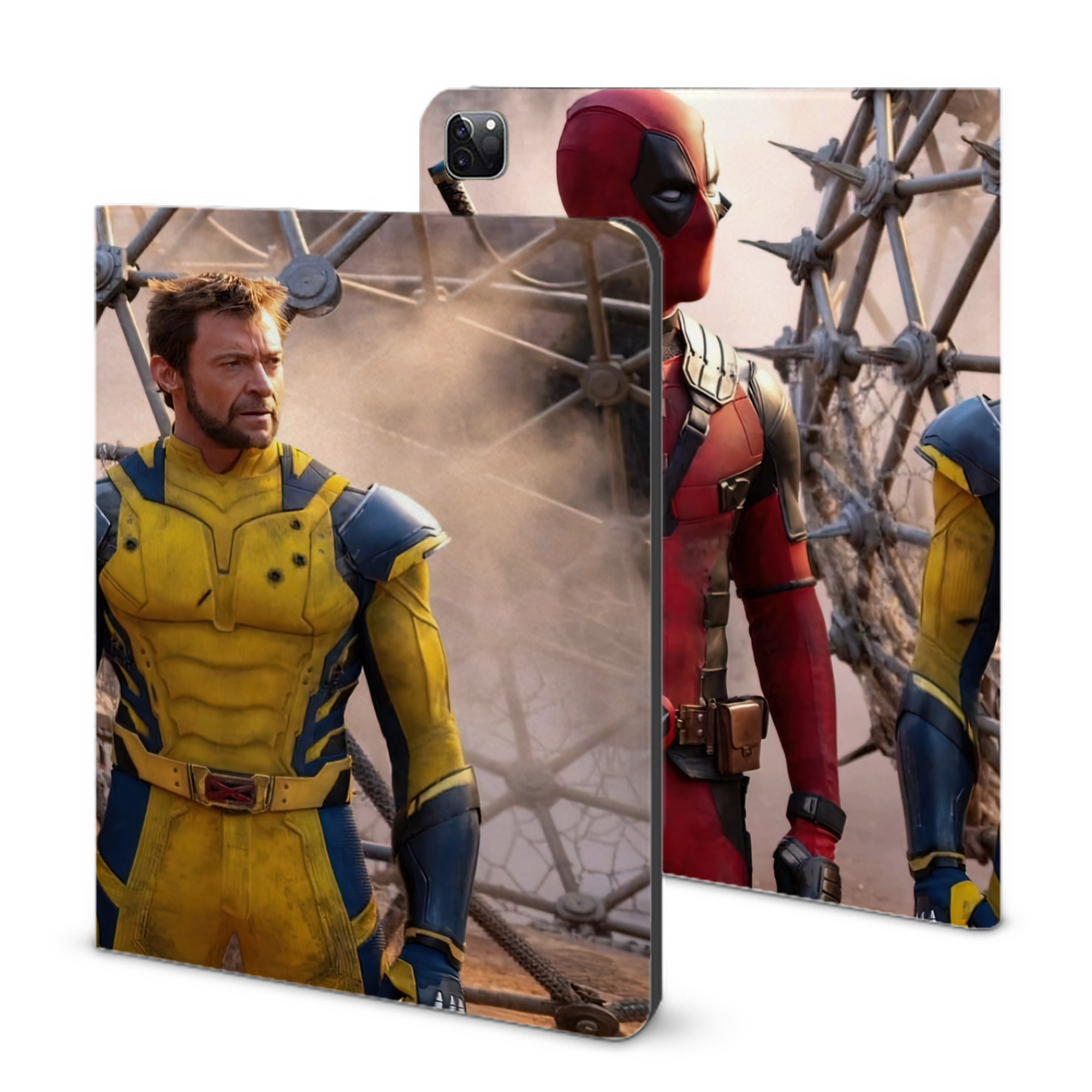 （画像用） Deadpool デッドプール IPad ケース ブック型 PUレザー TPU 耐衝撃 軽量 薄型 ペン収納なし 全面保護 IPad 各モデル対応